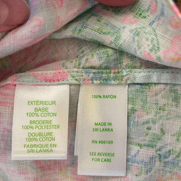 NWT Lily Pulitzer Floral Tank Top Size S - Picture 9 of 9